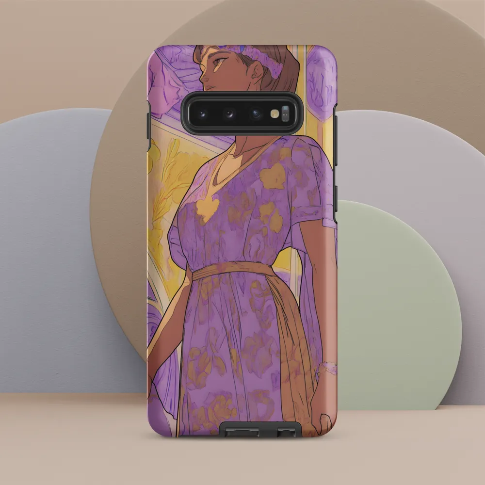 Elegance in Floral Harmony | Phone Case |  S10 Plus | Tough Case | Matte
