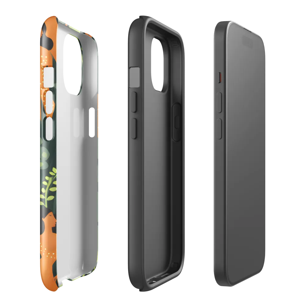 Playful Harmony in Patterns | Phone Case |  15 | Tough Case | Glossy