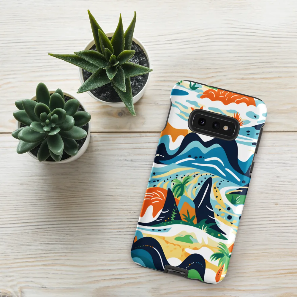 Abstract Tropical Landscape