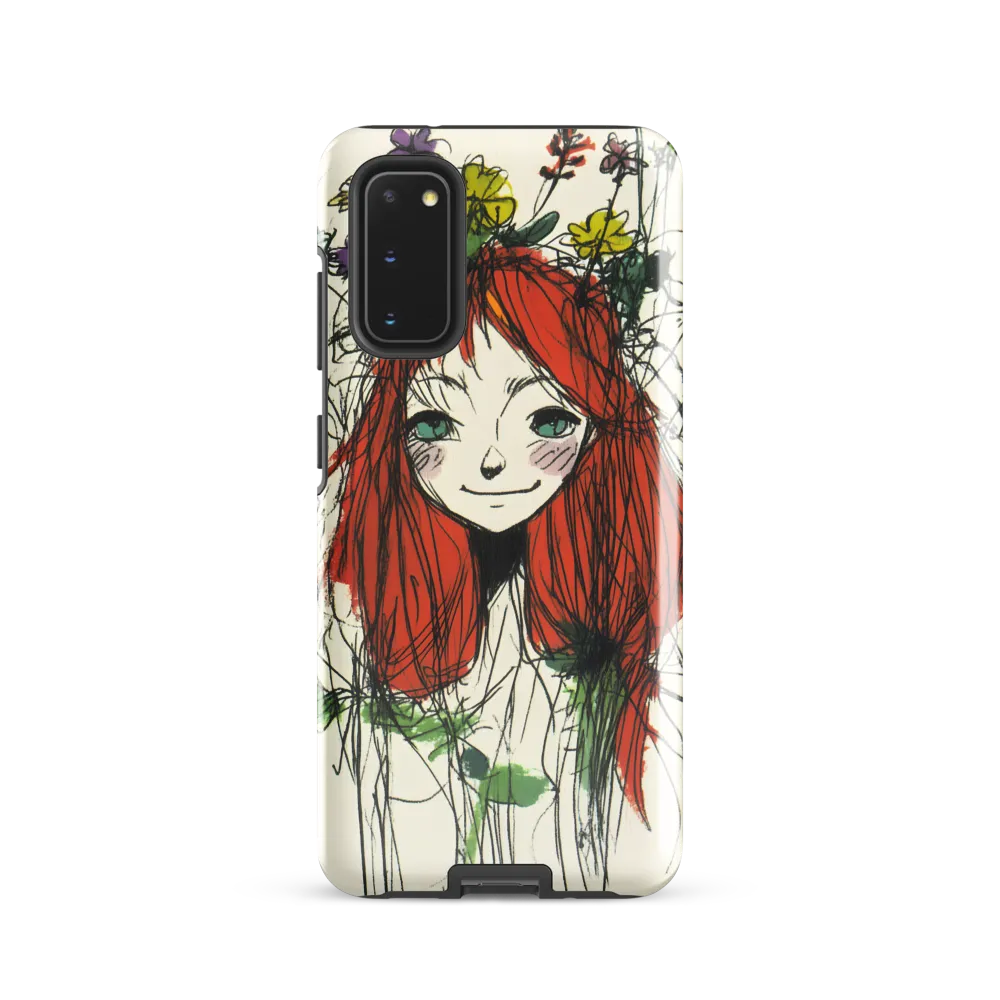 Whimsical Floral Portrait