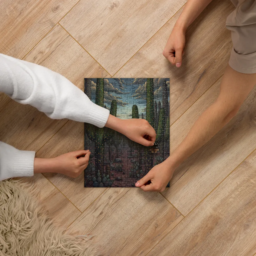 Cactus Metropolis 
 Jigsaw Puzzle