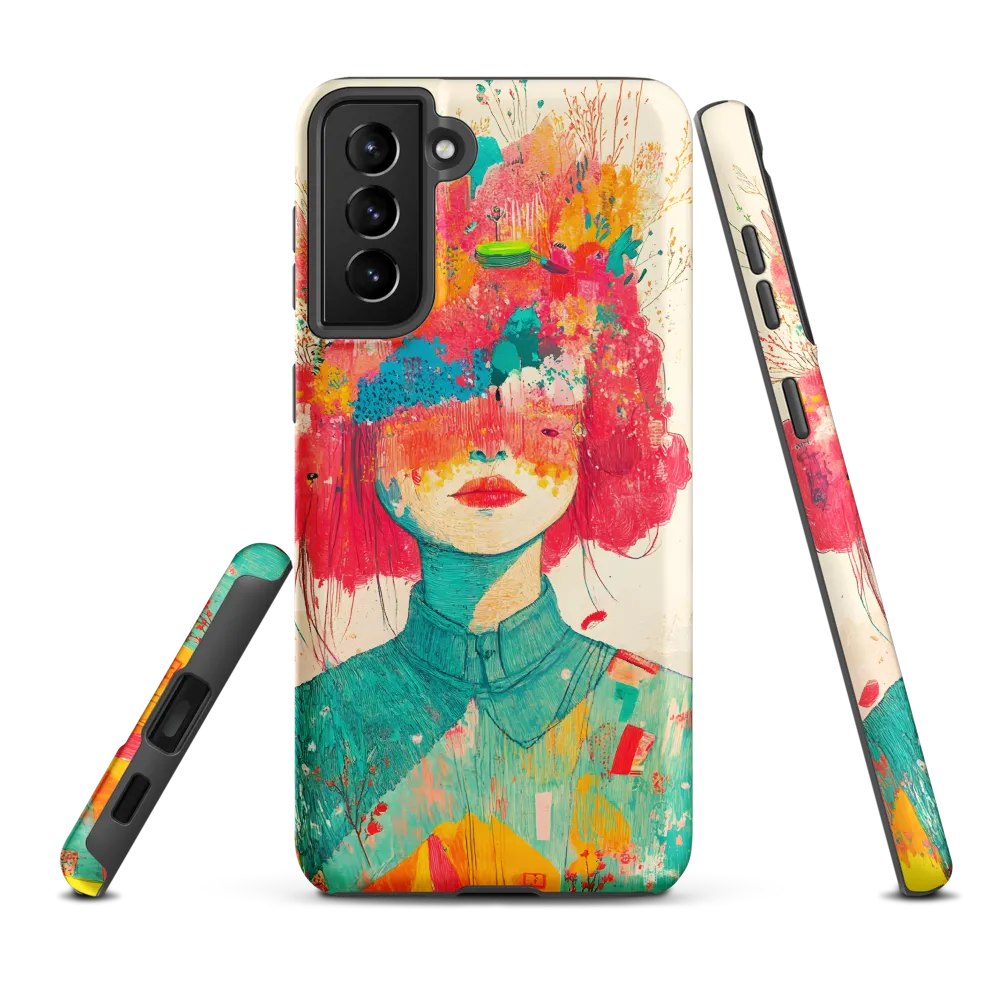 Whimsical Floral Portrait