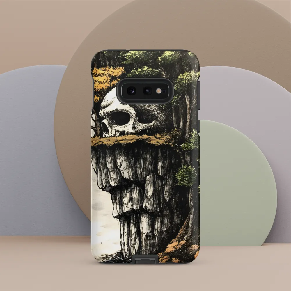 The Whispering Skull: A Surreal Encounter with Nature | Phone Case |  S10e | Tough Case | Matte