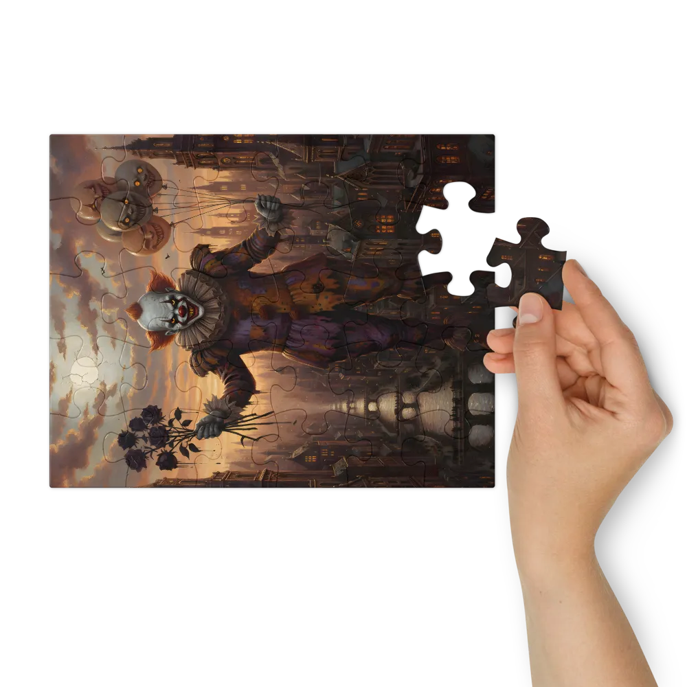 Nightmare Jester 
 Jigsaw Puzzle in Tin Box
