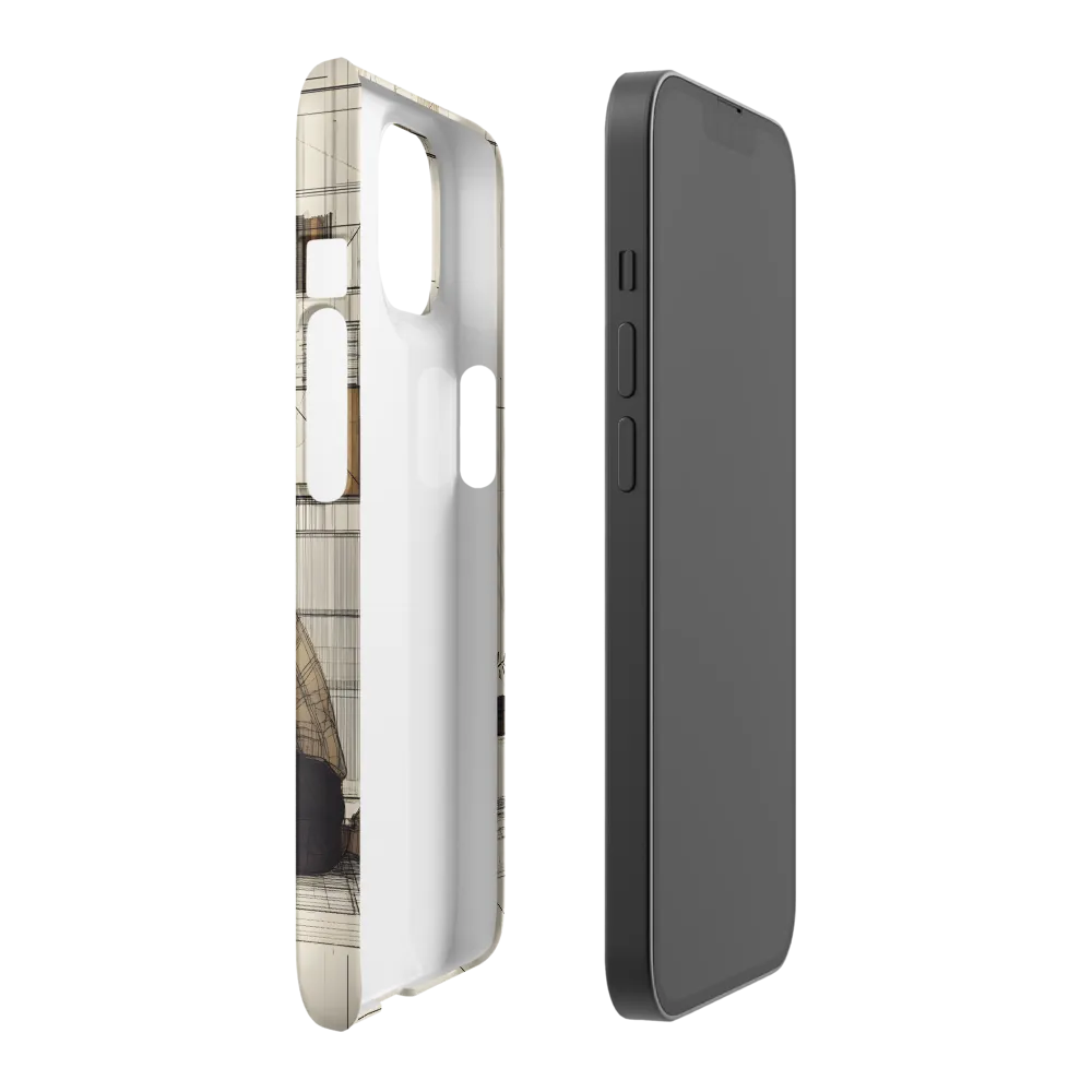 Quiet Reflections in Line | Phone Case |  14 | Snap Case | Matte