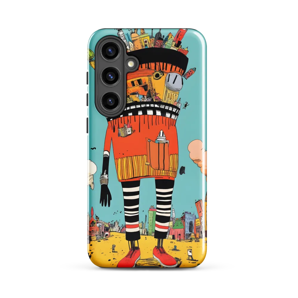 Urban Fantasia: A Whimsical Encounter | Phone Case |  S24 Plus | Tough Case | Glossy