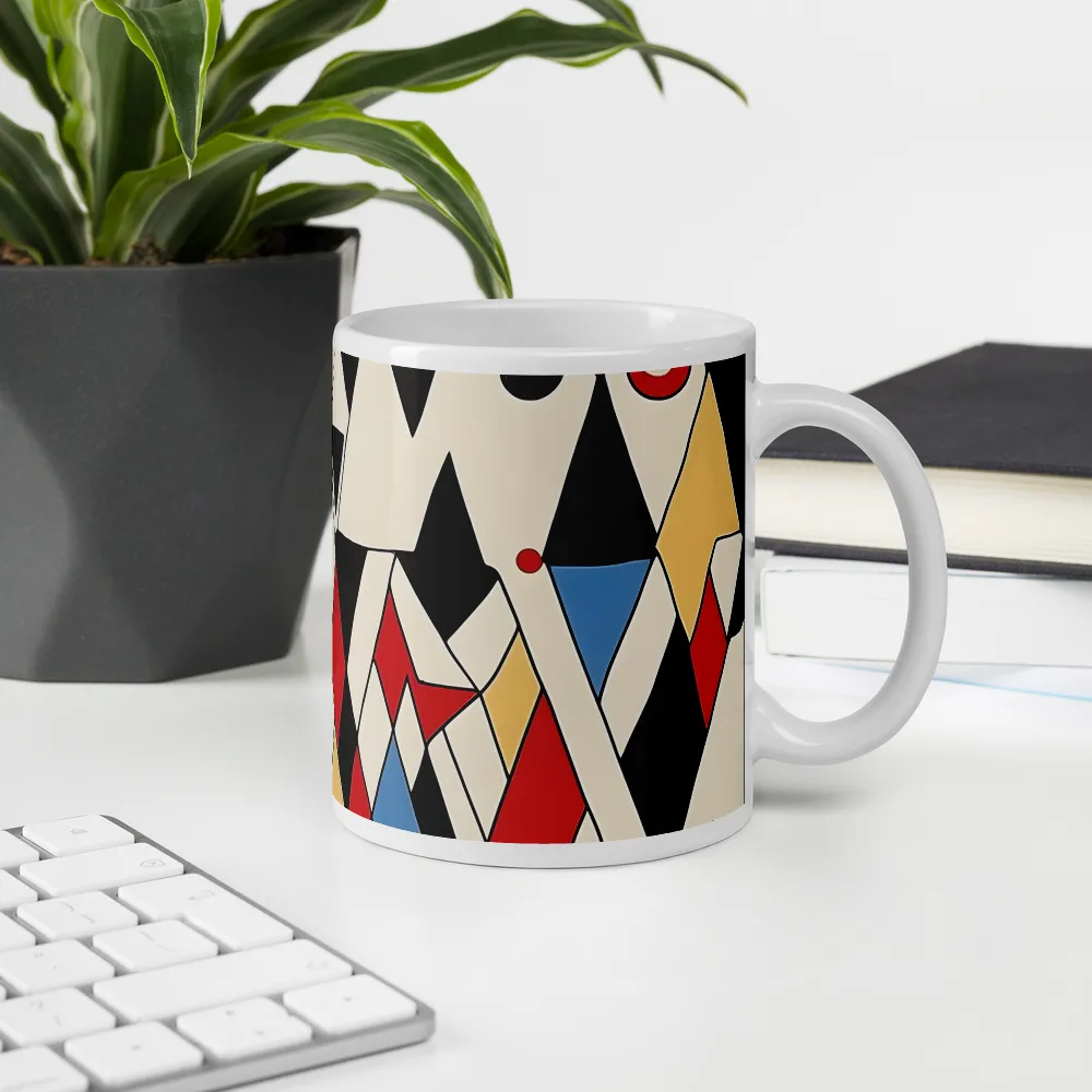 Dynamic Geometric Symphony | Mugs | Multiple Sizes & Colors