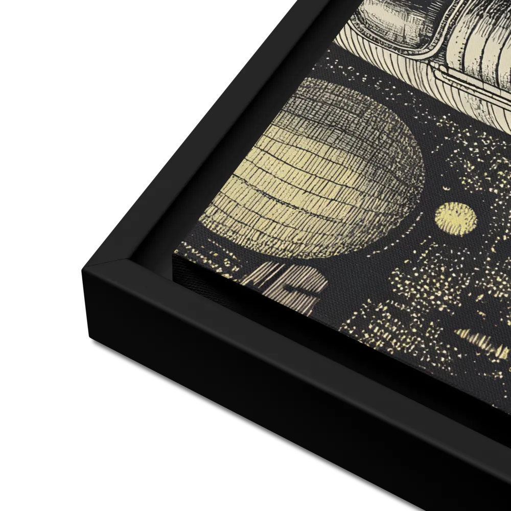 Voyage to the Unknown | Canvas with Black Frame | 16″×20″