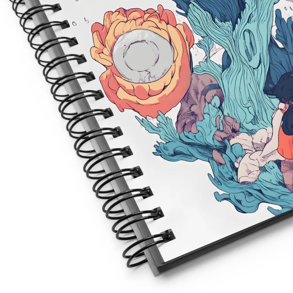 The Watchful Bloom | Spiral Notebook