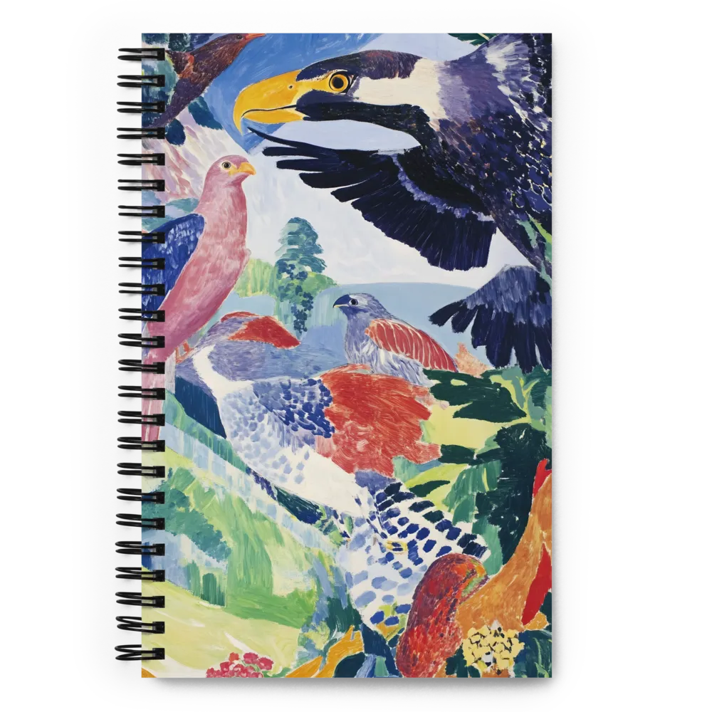 Symphony of Birds | Spiral Notebook