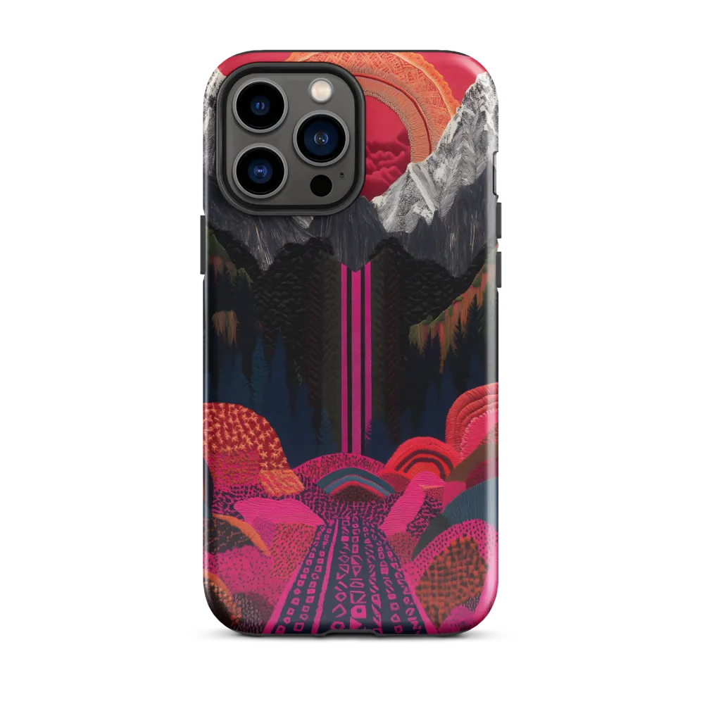 Ethereal Cascade: A Surreal Landscape