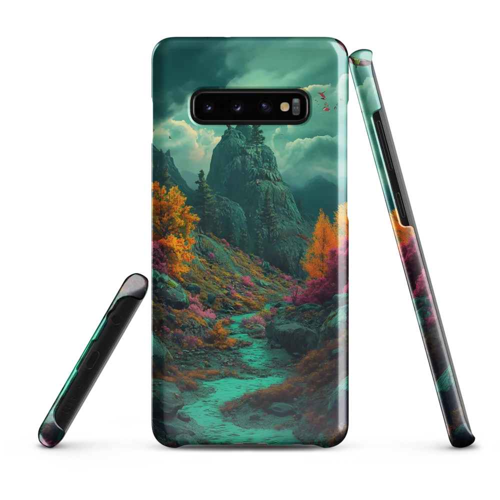 Ethereal Landscapes: A Journey Through Color | Phone Case |  S10 Plus | Snap Case | Glossy