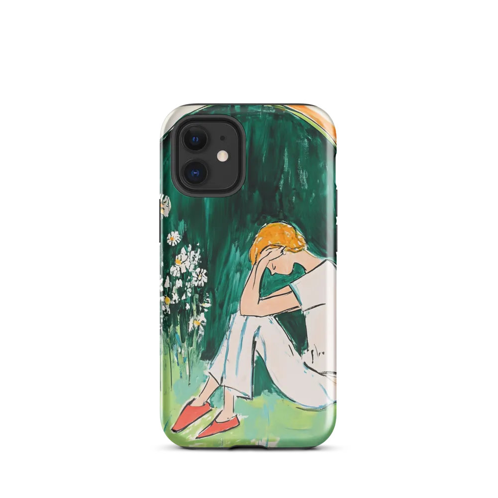 Silent Sorrow | Phone Case |  12 mini | Tough Case | Glossy