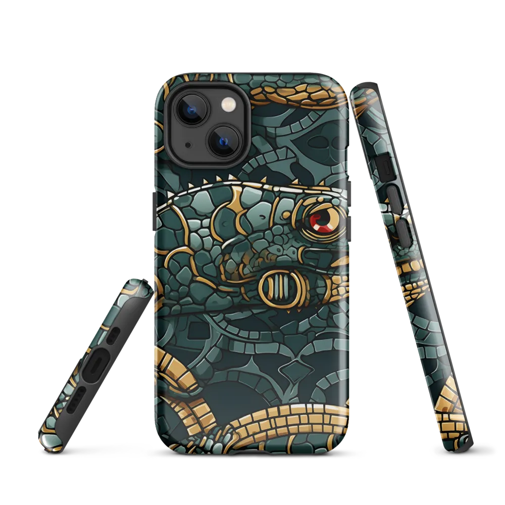 Lizards of Abstraction | Phone Case |  13 | Tough Case | Glossy