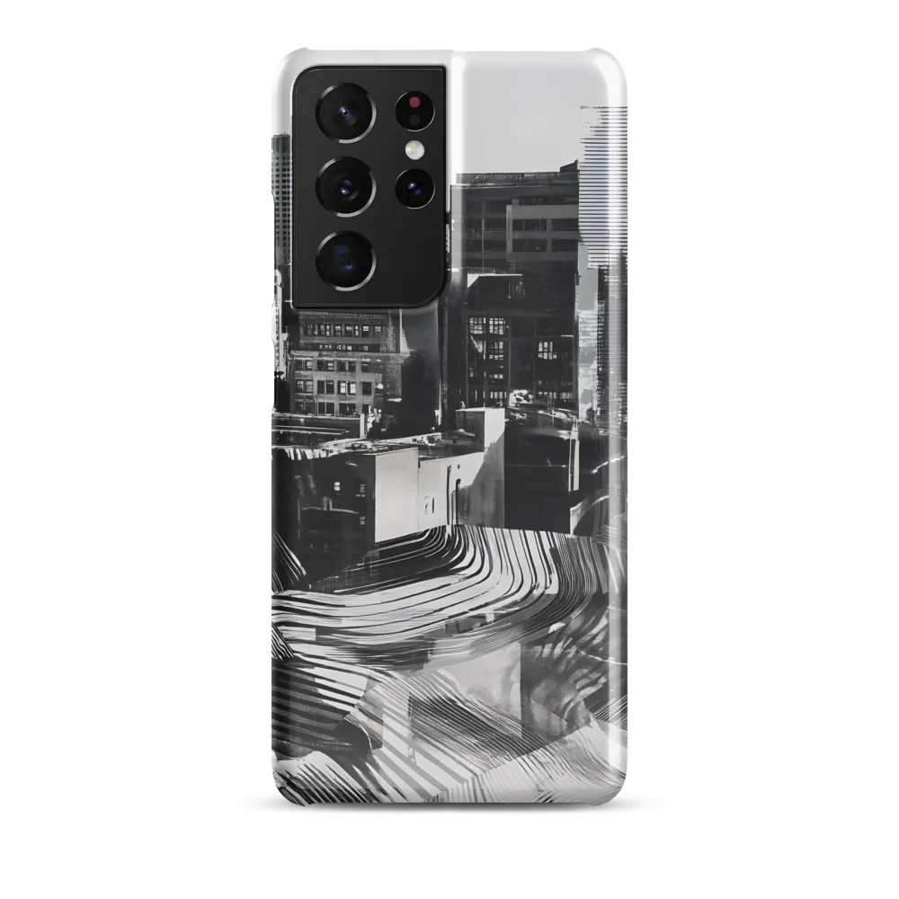 Urban Rhythm in Black and White | Phone Case |  S21 Ultra | Snap Case | Glossy