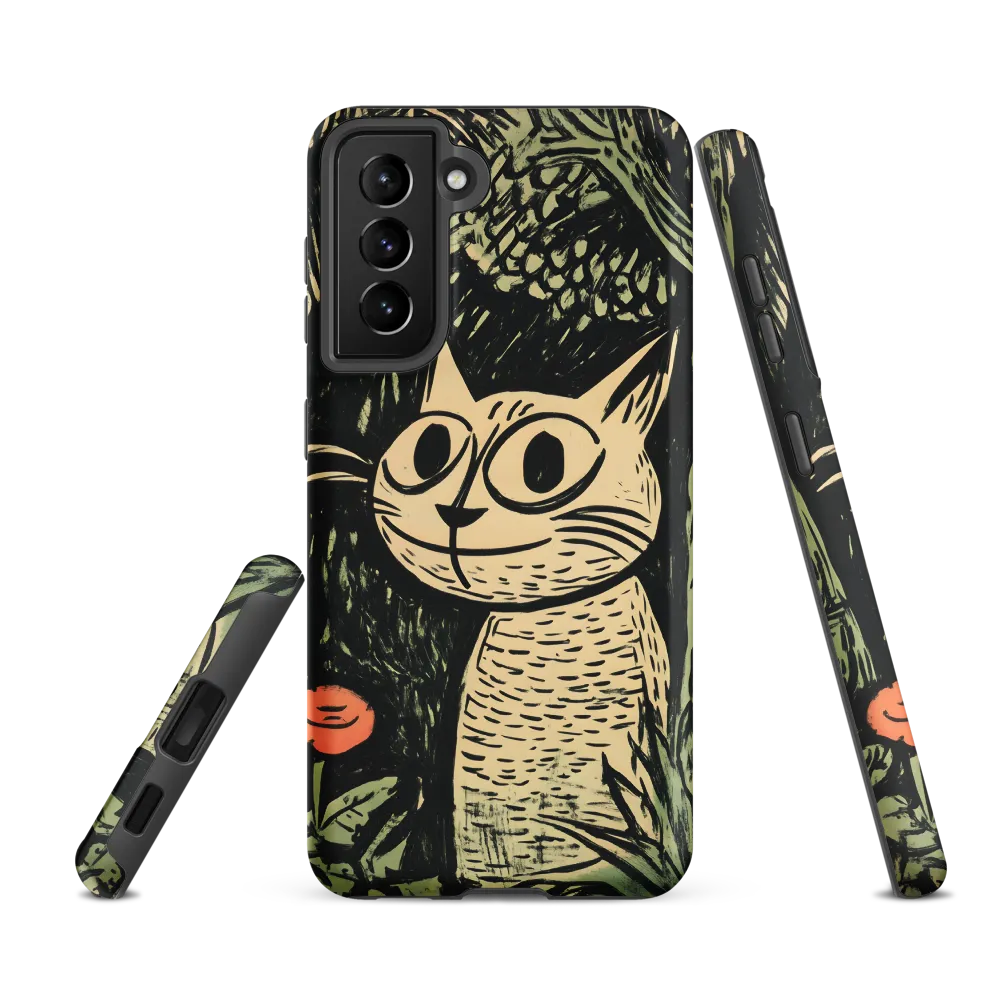 Whimsical Cat in the Forest