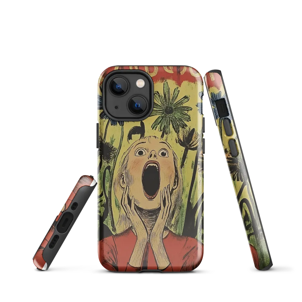 The Echo of Panic | Phone Case |  13 mini | Tough Case | Glossy