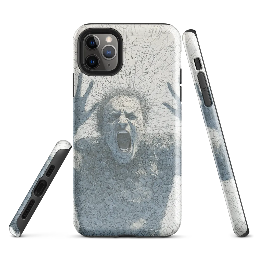 Breaking Free: An Expression of Anguish | Phone Case |  11 Pro Max | Tough Case | Glossy