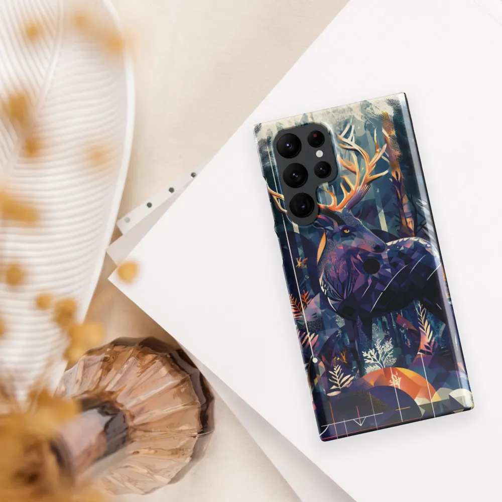 Majestic Serenity: A Geometric Forest Encounter