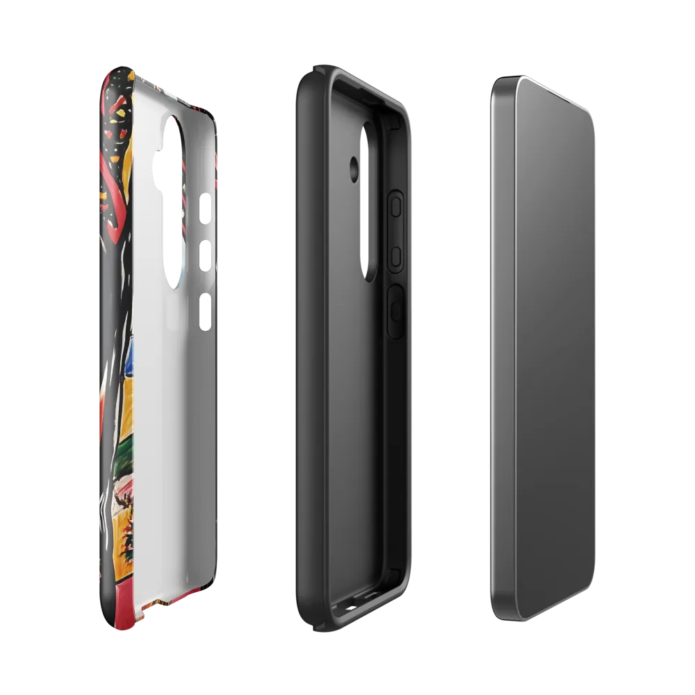 Vibrant Nature's Embrace | Phone Case |  S24 | Tough Case | Glossy