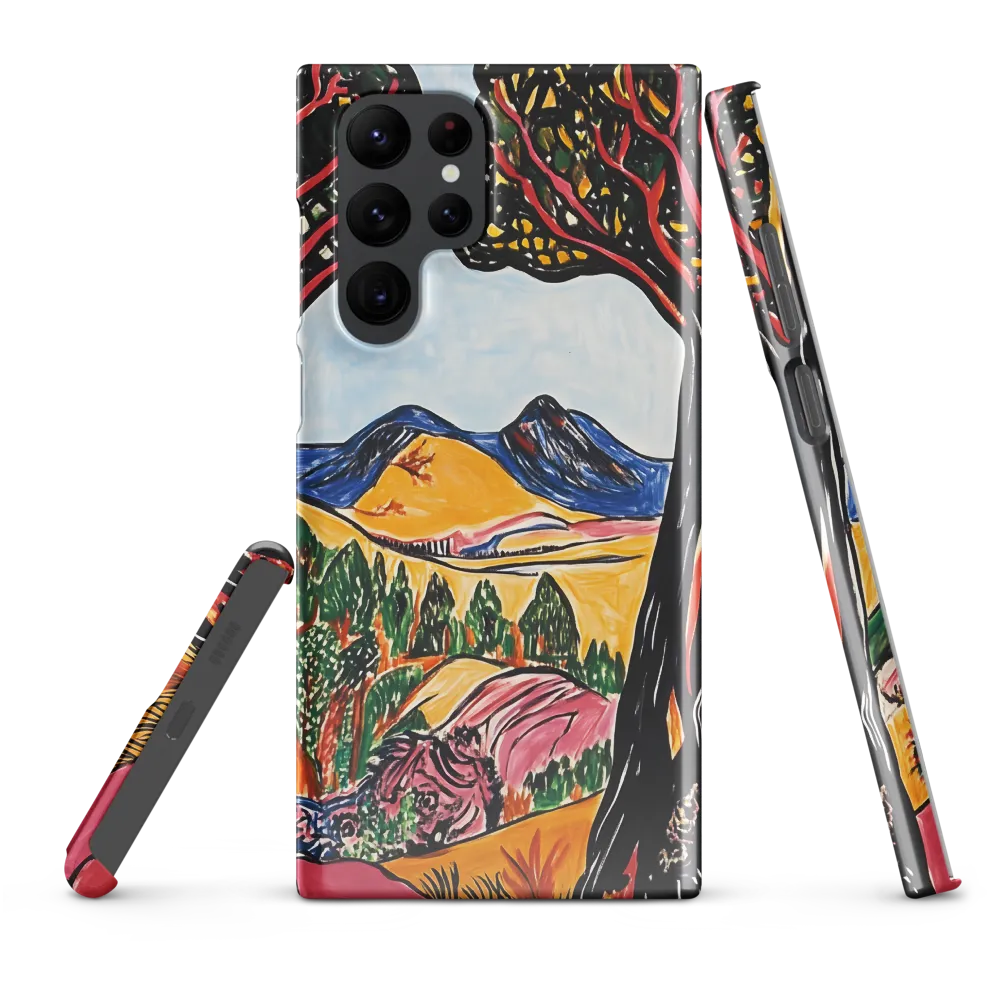 Vibrant Nature's Embrace | Phone Case |  S22 Ultra | Snap Case | Glossy