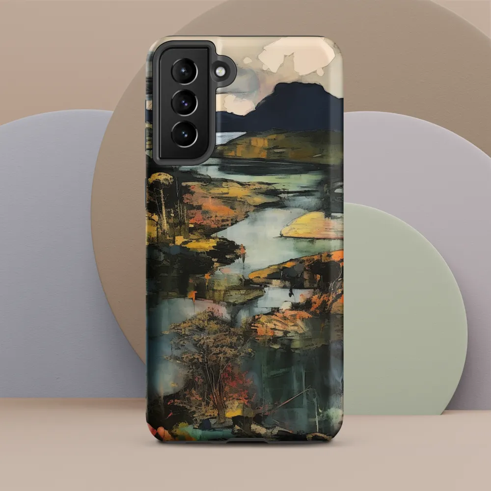 Harmony of Nature: An Abstract Journey | Phone Case |  S21 Plus | Tough Case | Matte