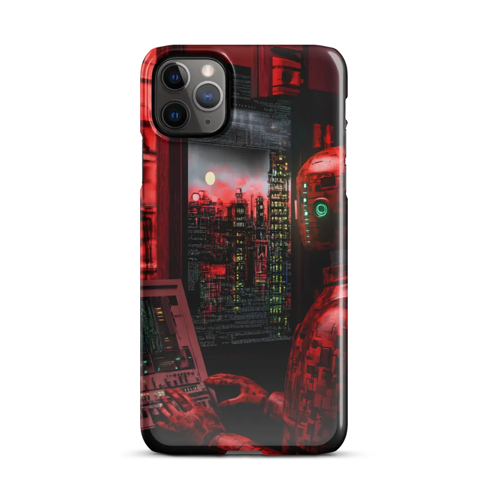 Urban Echoes of a Cybernetic Future | Phone Case |  11 Pro Max | Snap Case | Glossy