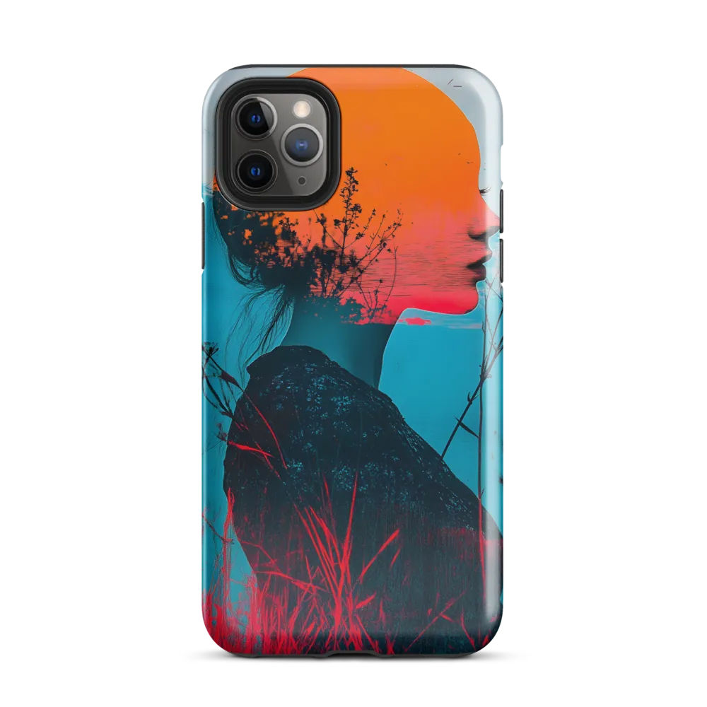 Ethereal Silhouette: A Dance of Nature and Self | Phone Case |  11 Pro Max | Tough Case | Glossy