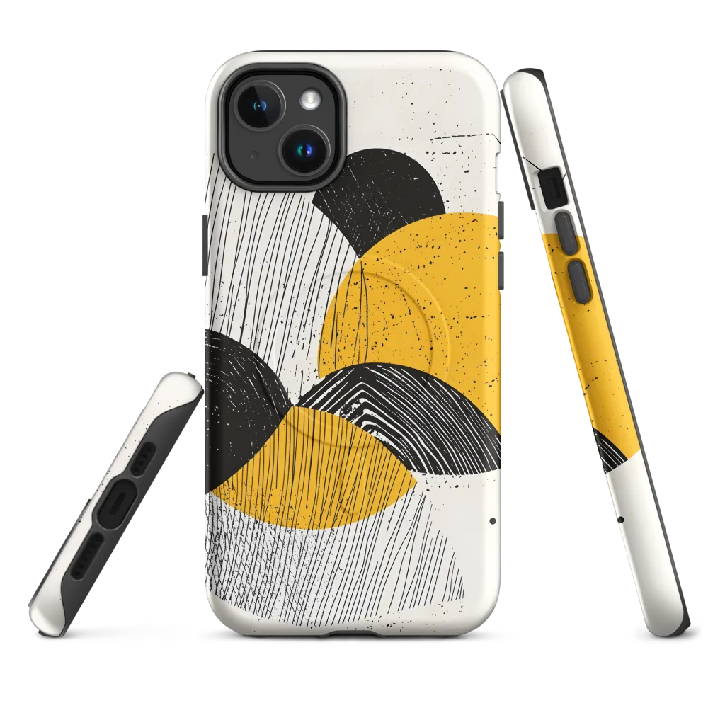 Dynamic Harmony in Black and Yellow