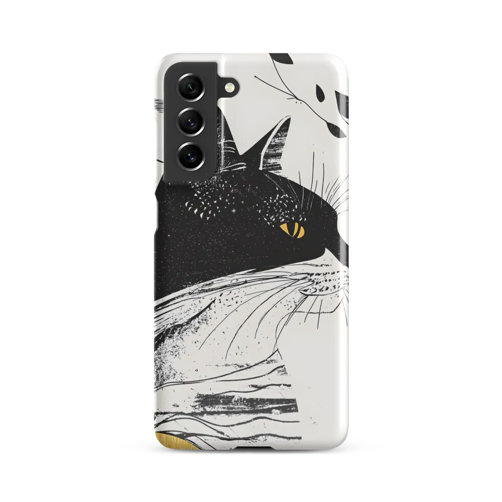 Whiskered Elegance: A Minimalist Cat Profile