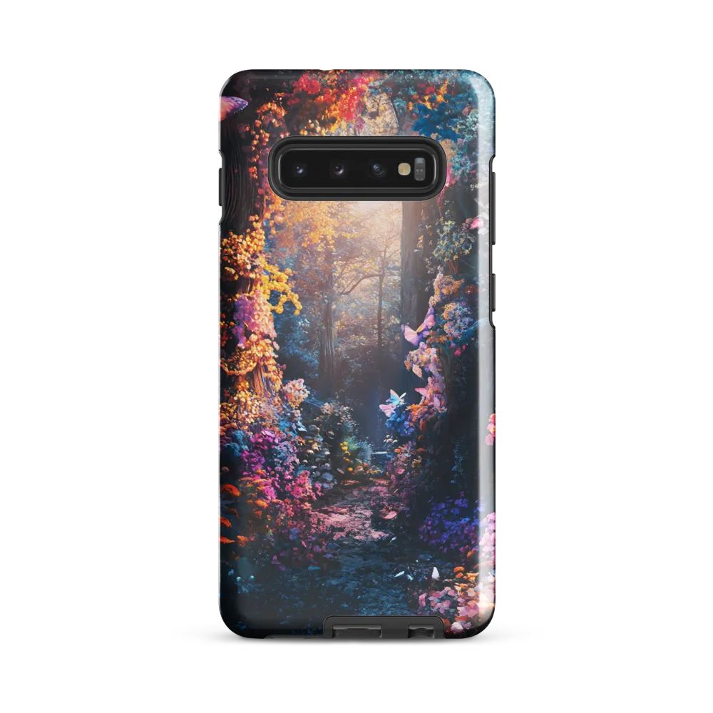 Enchanted Butterfly Forest | Phone Case |  S10 Plus | Tough Case | Glossy