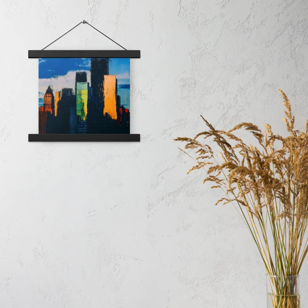 Reflections of Tranquility | Poster With Black Wood Hanger | 10″×10″