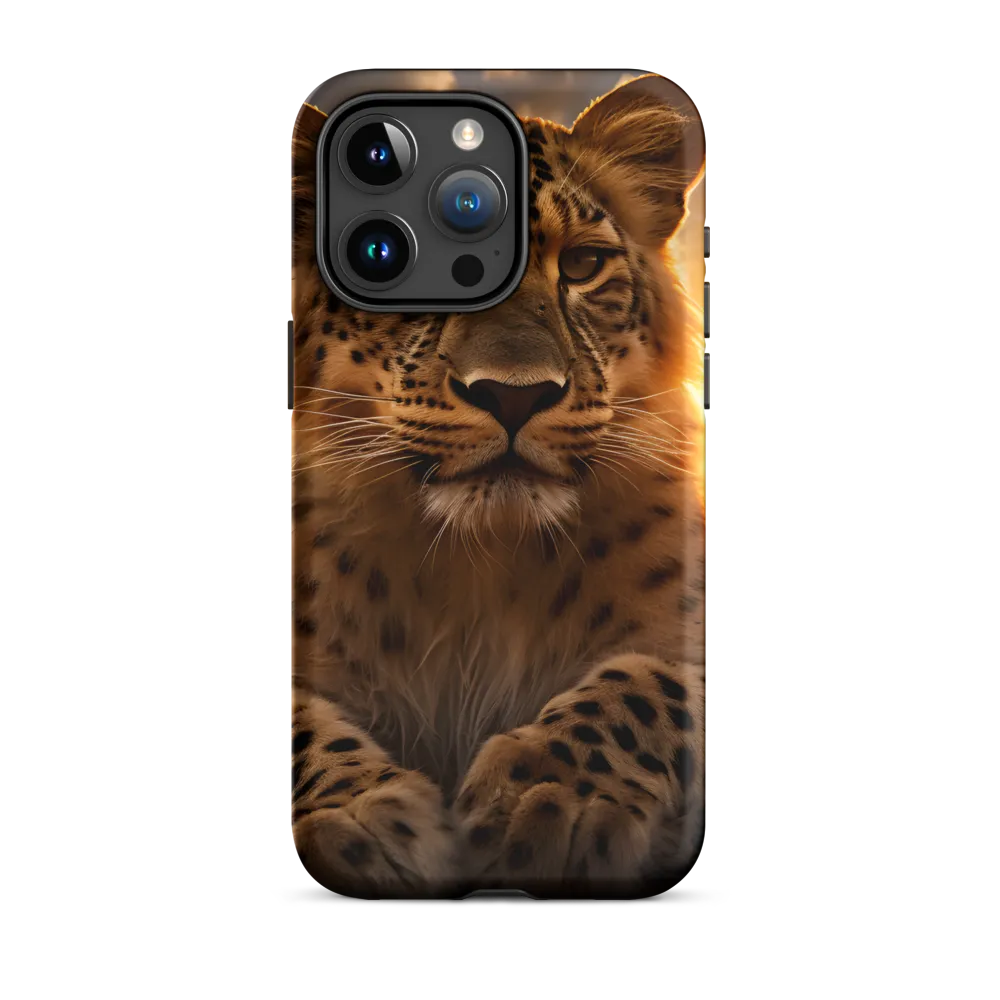 Regal Presence: The Leopard at Sunset