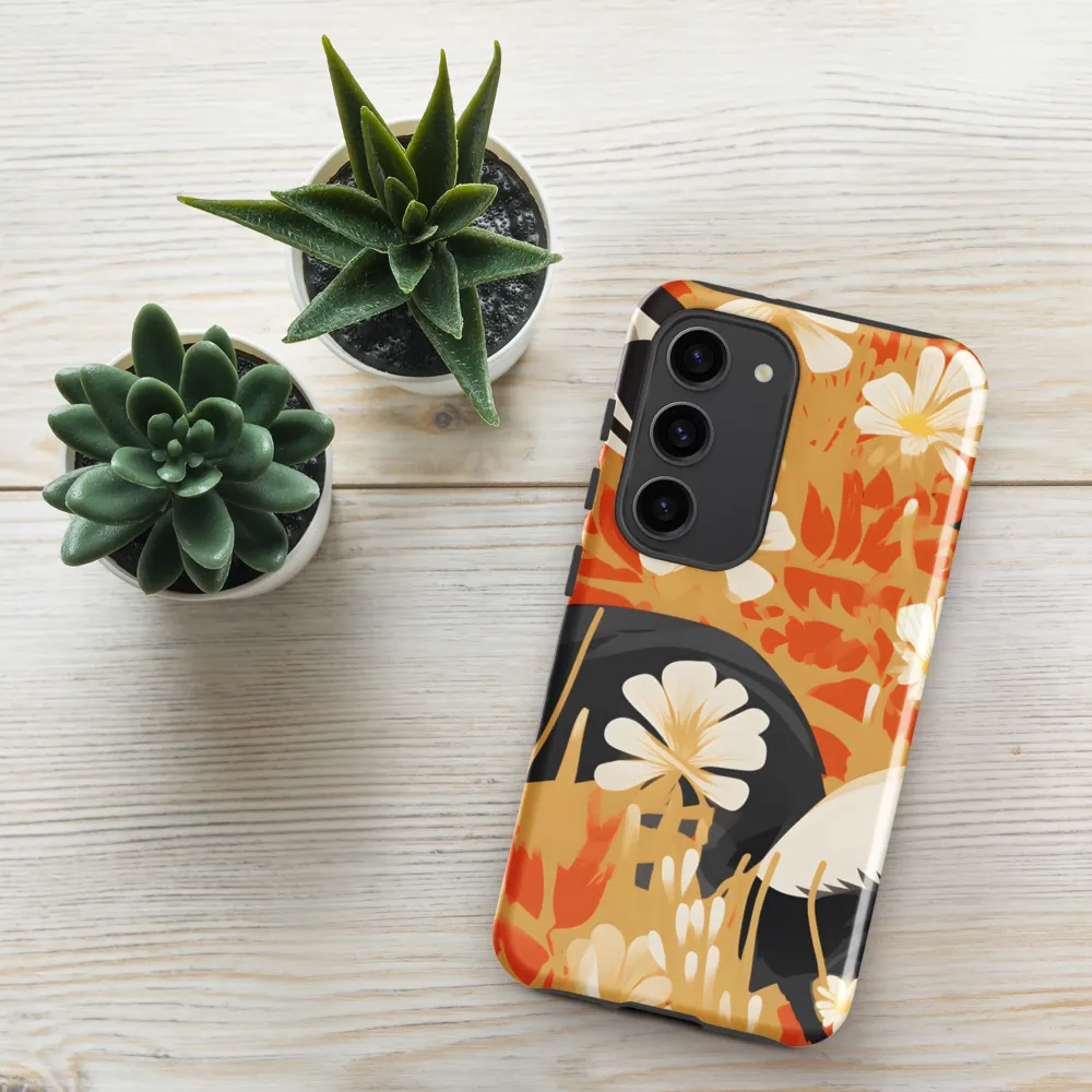 Whimsical Badgers in Bloom