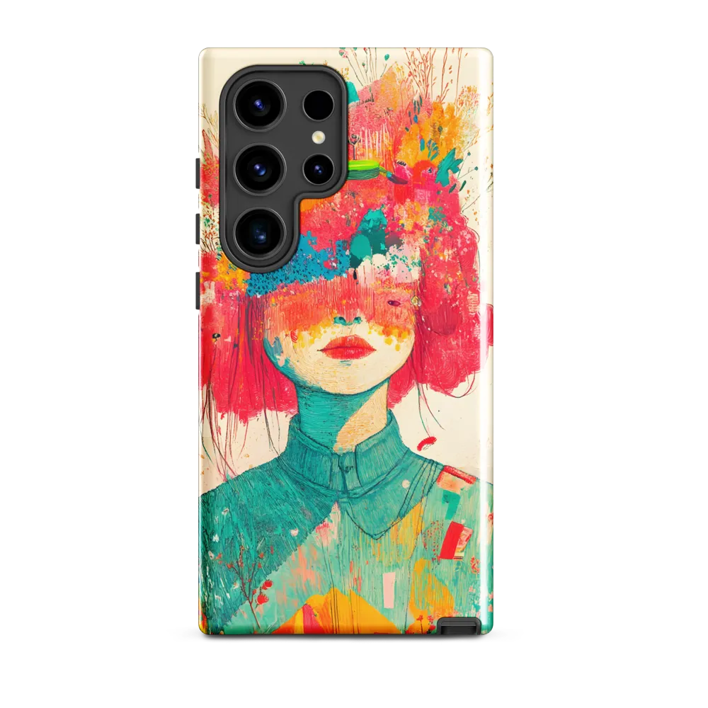Whimsical Floral Portrait