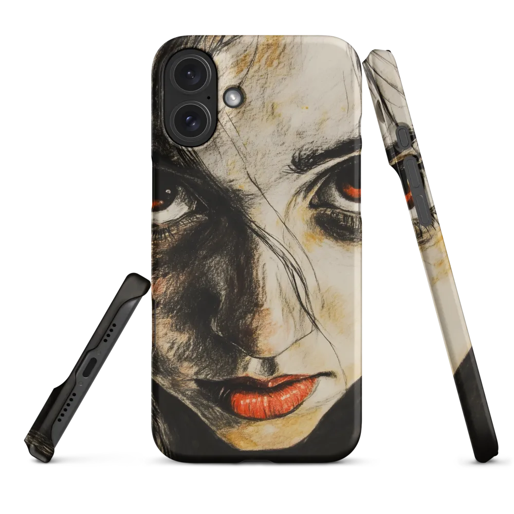 Gaze of Intensity | Phone Case |  16 Plus | Snap Case | Matte