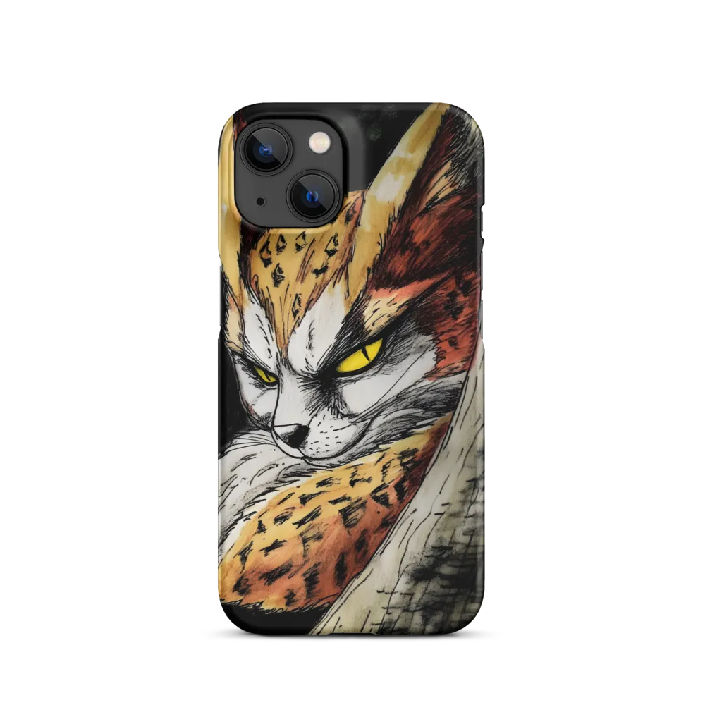 Fierce Gaze of the Wild Cat