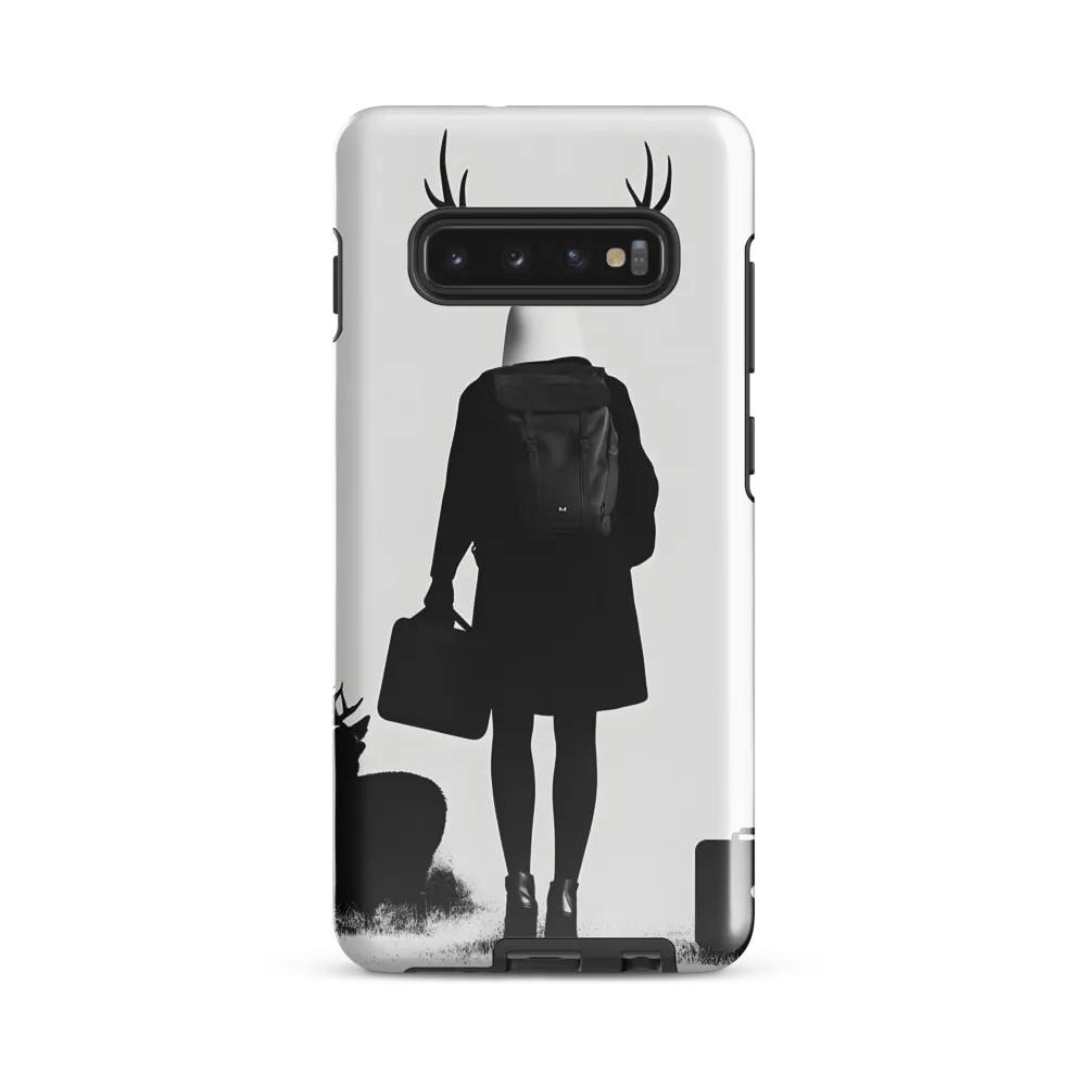 Antlered Reflections | Phone Case |  S10 Plus | Tough Case | Glossy