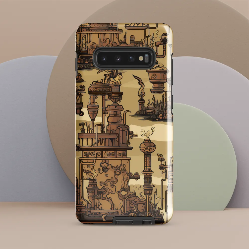 Whimsical Industrial Landscape | Phone Case |  S10 Plus | Tough Case | Glossy