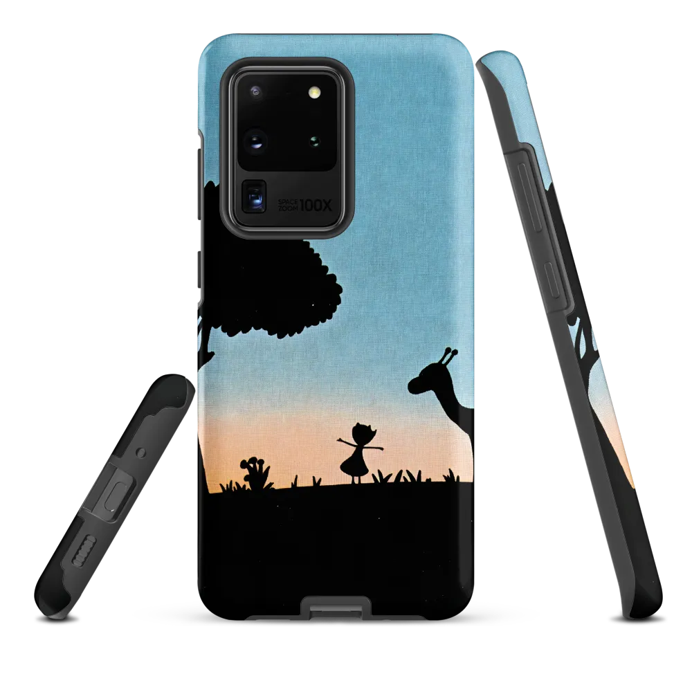 Curiosity in the Silhouette | Phone Case |  S20 Ultra | Tough Case | Matte