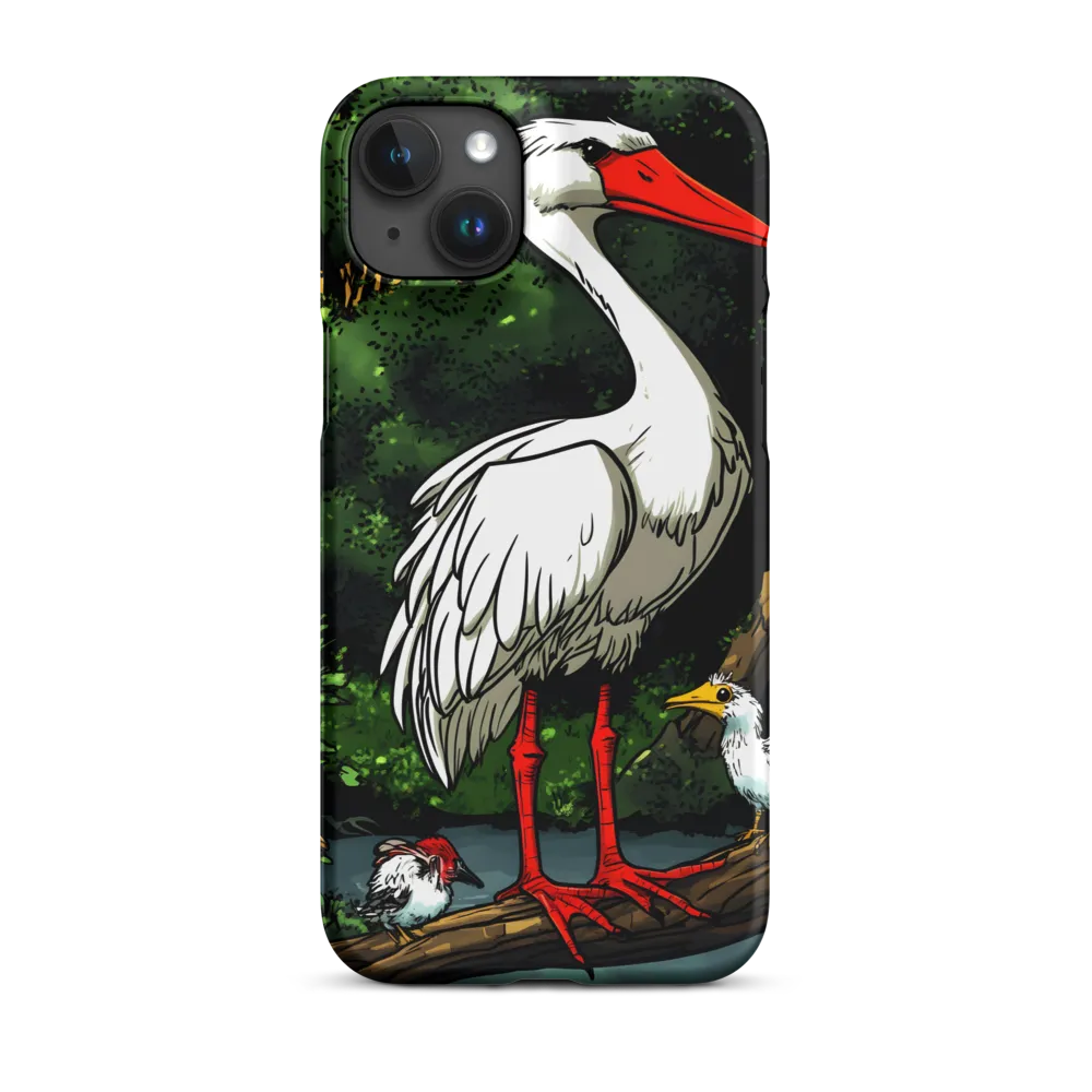 Unity in Nature: The Avian Gathering | Phone Case |  15 Plus | Snap Case | Matte