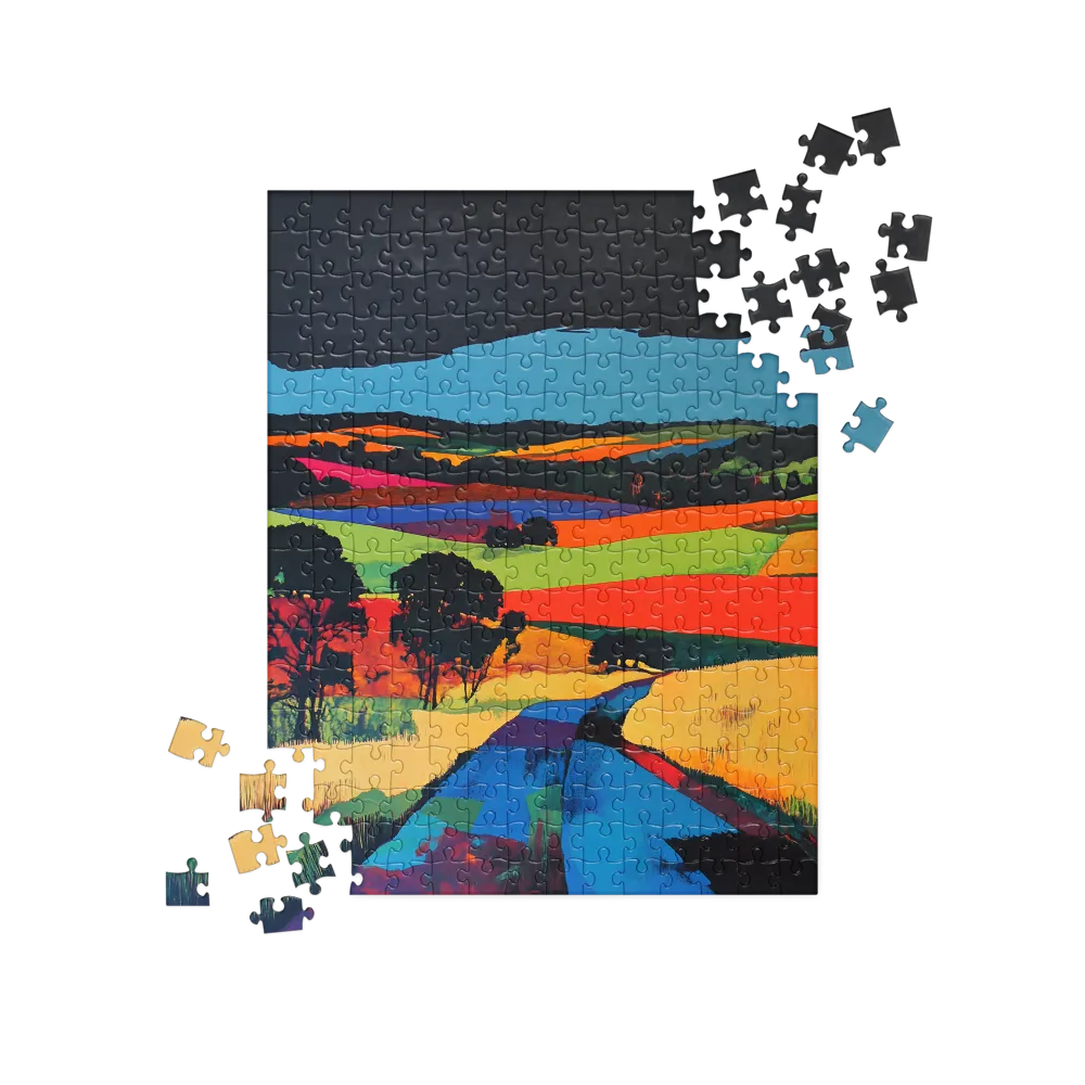 Vibrant Countryside | Jigsaw Puzzle | 252 pieces