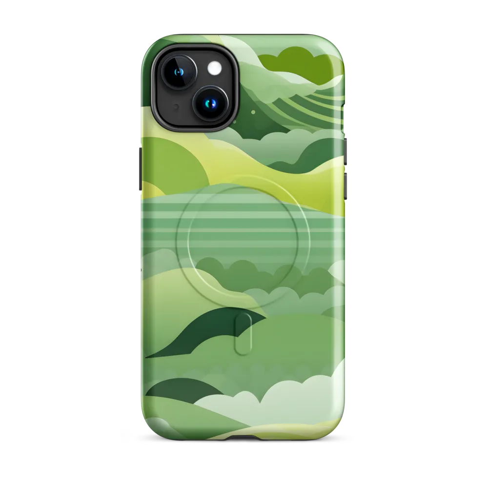 Tranquility in Green Waves