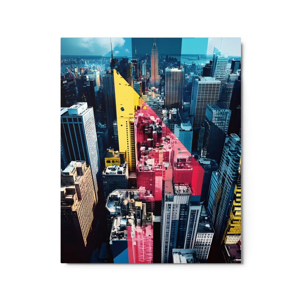 Dynamic Urban Symphony | Metal Print | 16″×20″