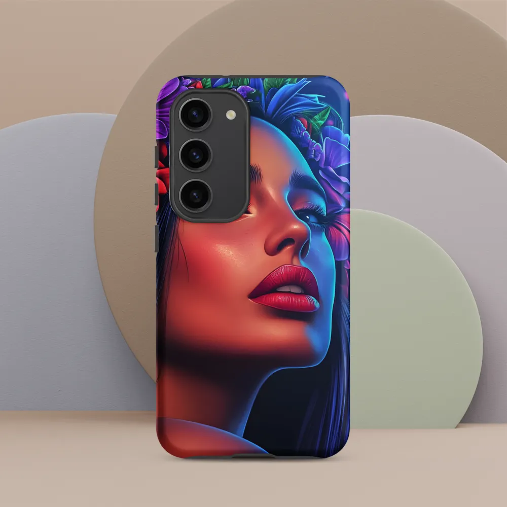 Radiance of the Floral Queen | Phone Case |  S23 | Tough Case | Matte