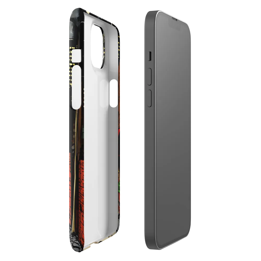 Nocturnal Cityscape: The Hidden Alley | Phone Case |  14 Plus | Snap Case | Glossy