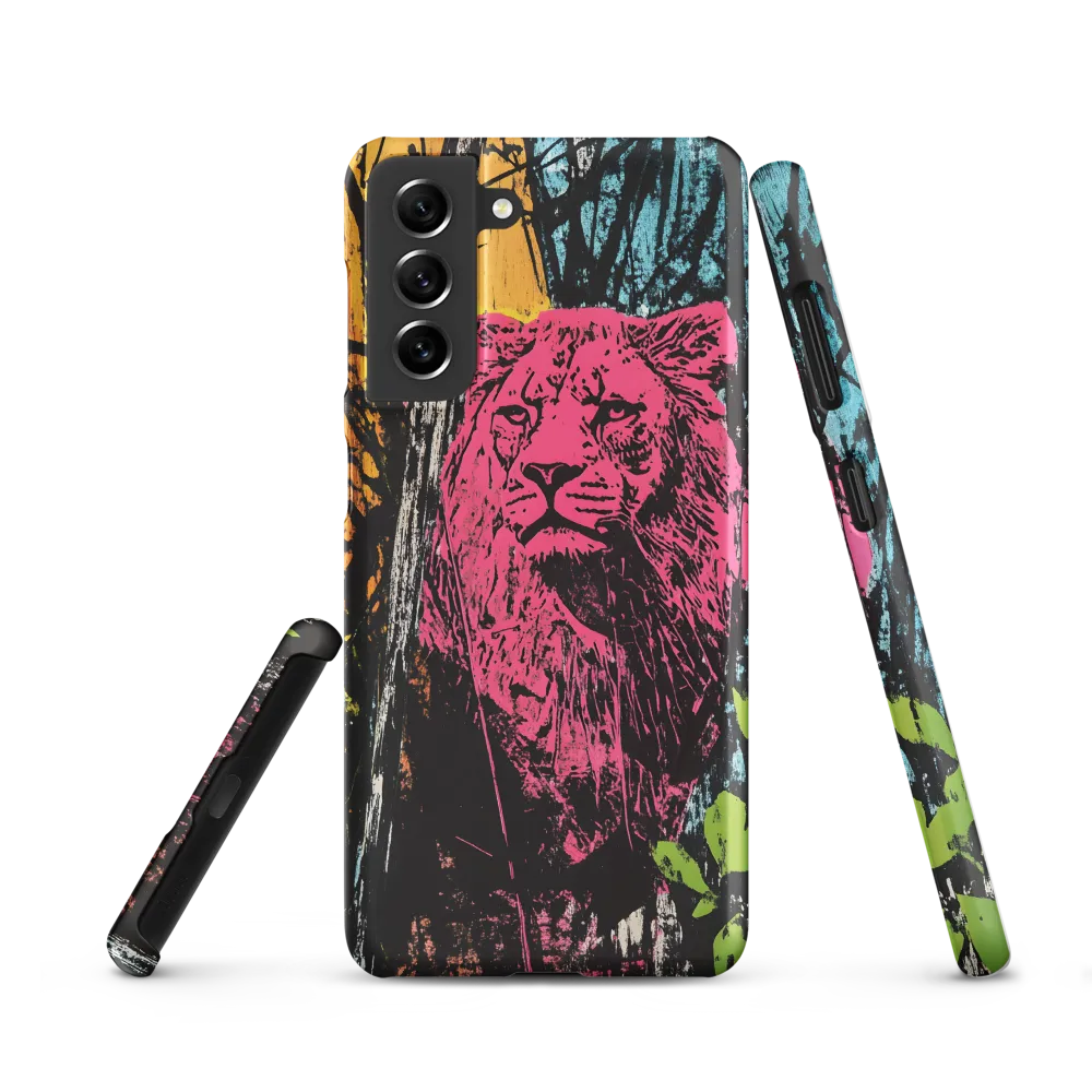 Fierce Vibrance: The Pink Lion