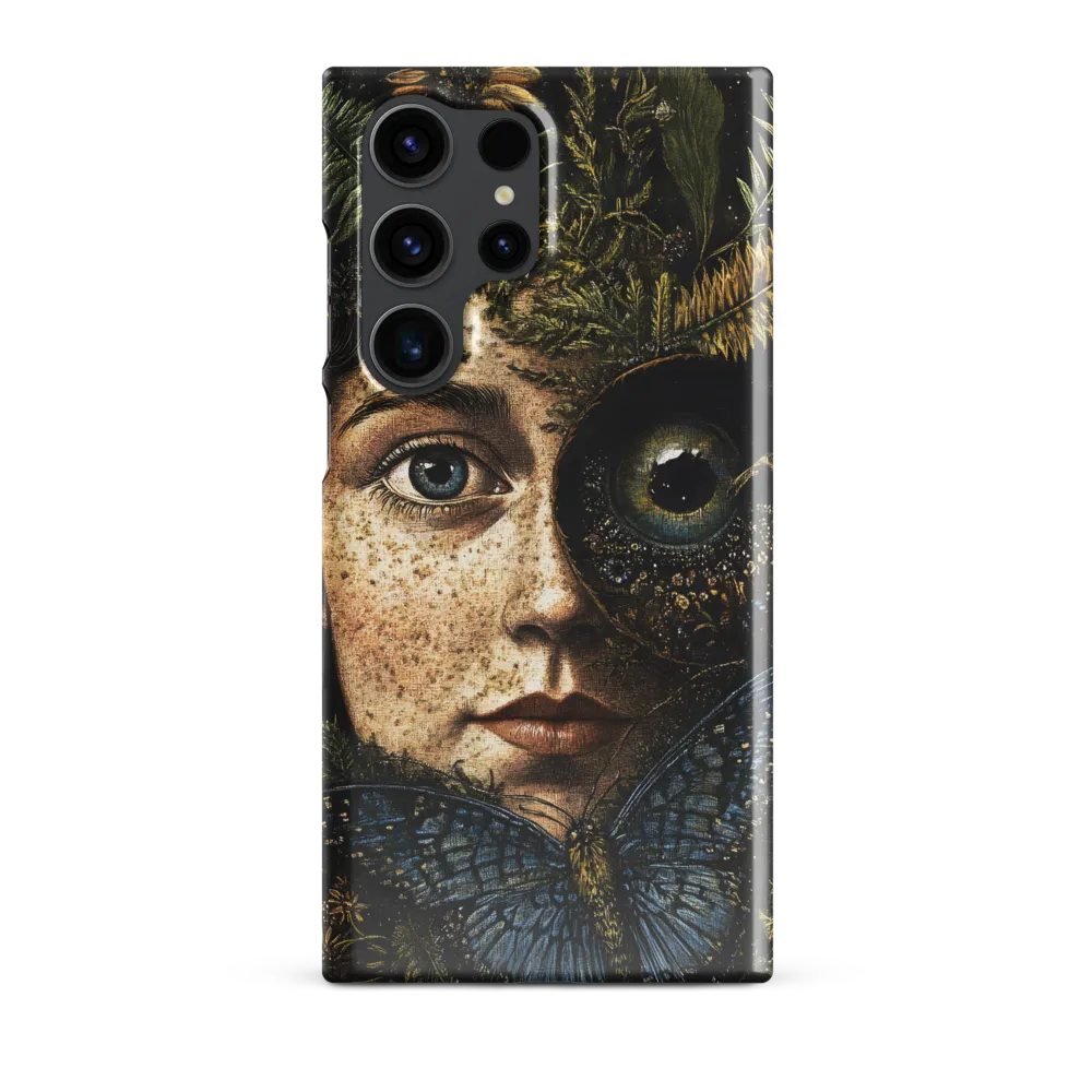 Nature's Embrace: A Surreal Portrait | Phone Case |  S23 Ultra | Snap Case | Glossy