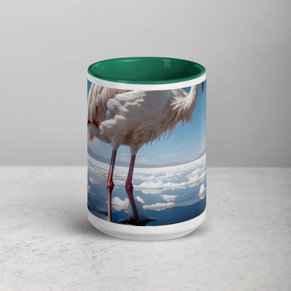 Graceful Solitude of a Flamingo