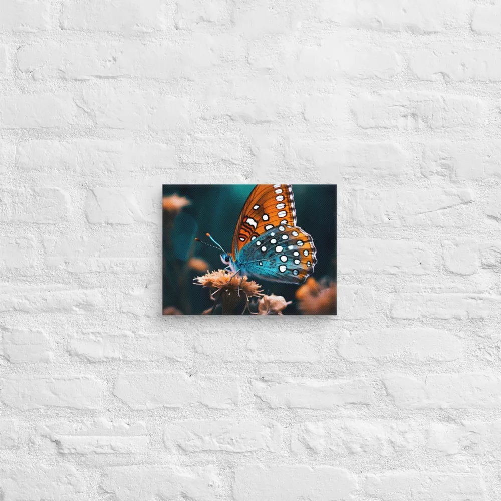 Whispers of Color: The Butterfly's Embrace